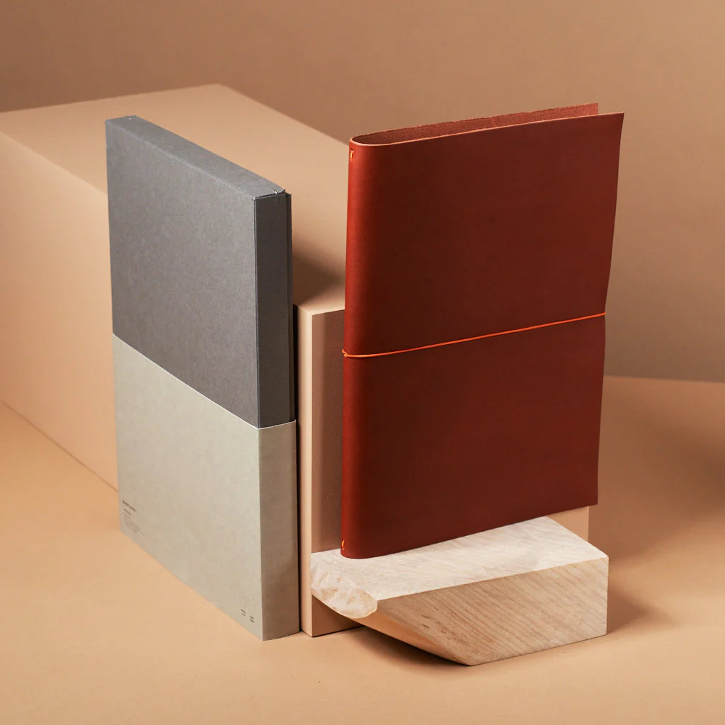 grand voyageur leather journal cognac (a4)