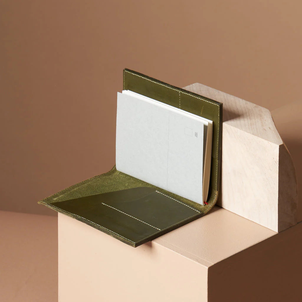 le portfolio olive green (a6)