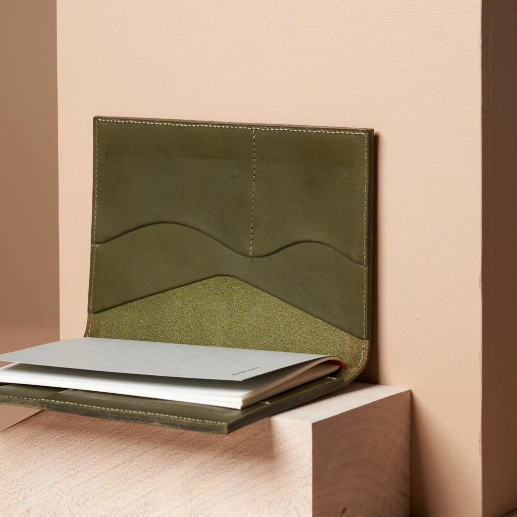 le portfolio olive green (a6)