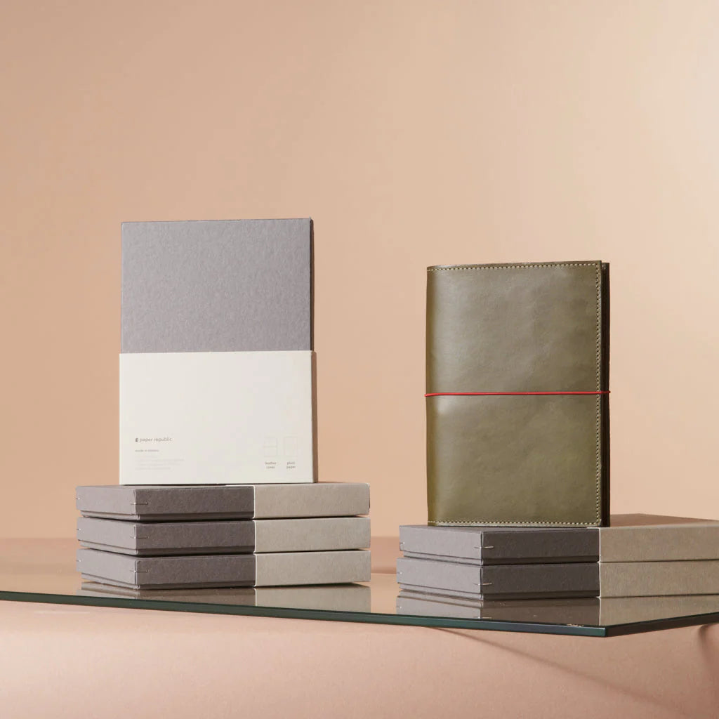le portfolio olive green (a6)