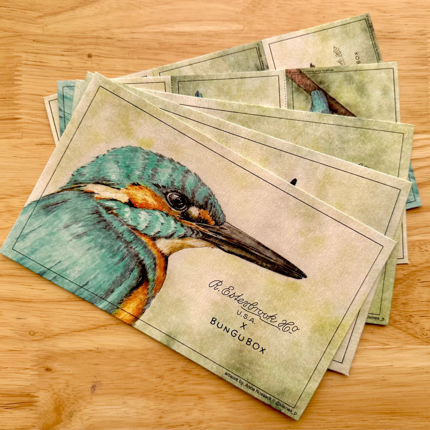 Esterbrook X Bungubox Kingfisher Edition Blotter Paper