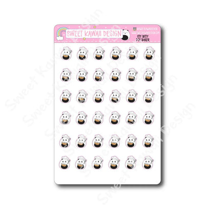 Kawaii Poe Stickers - Baker