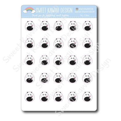 Kawaii Poe Stickers - FU Wine