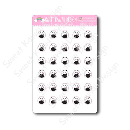 Kawaii Poe Stickers - FU Wine