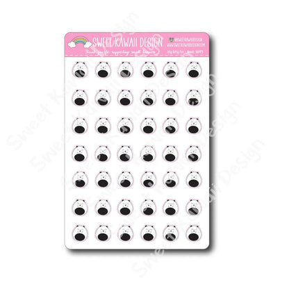 Kawaii Poe Mood Stickers