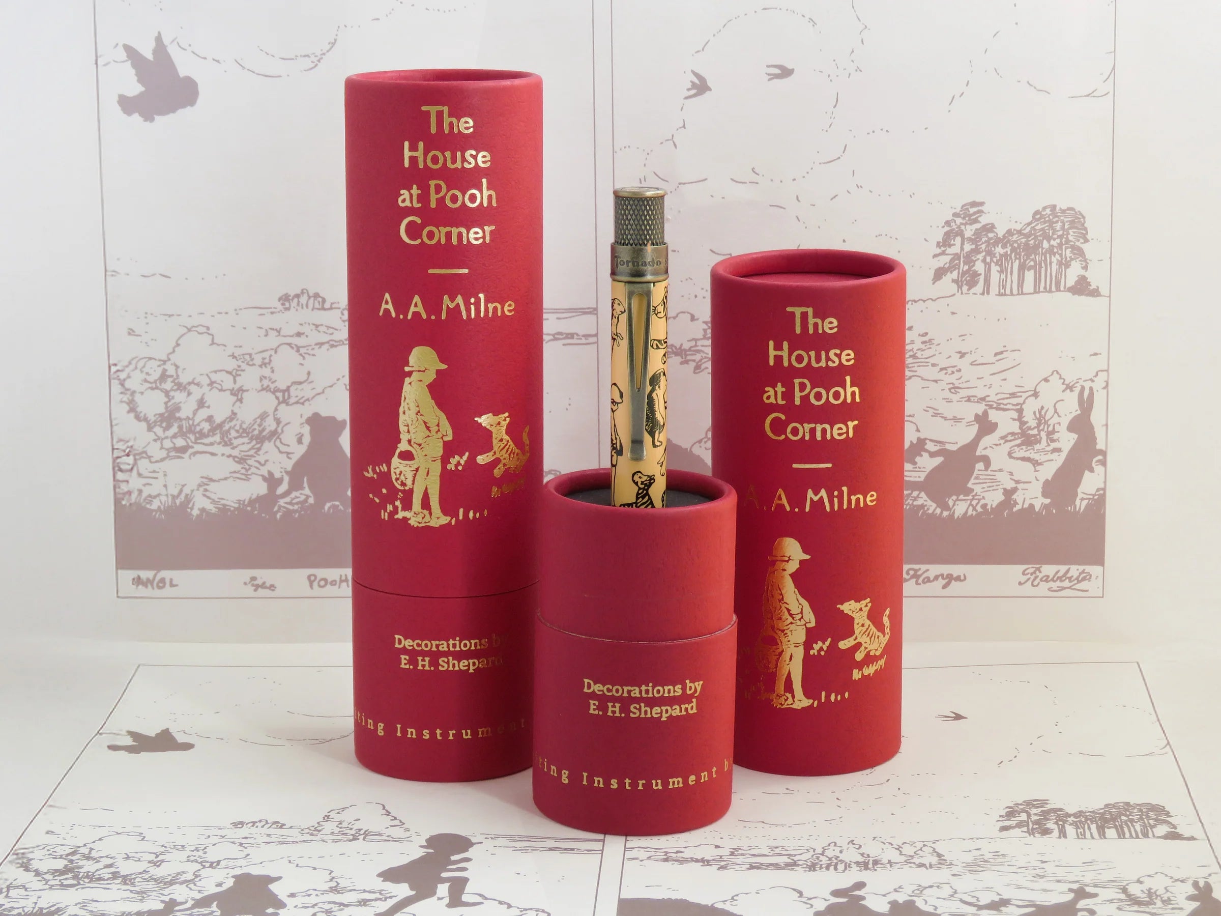 A.A. Milne The House at Pooh Corner Decorations by E.H. Shepard - Tornado™ Rollerball