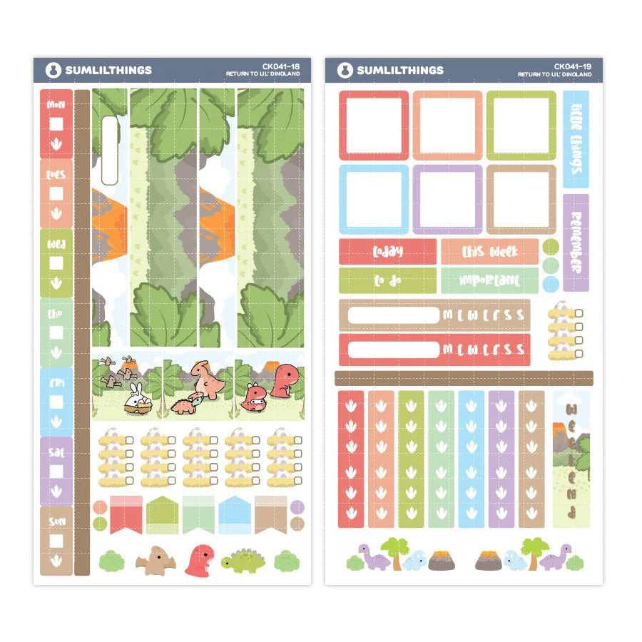 Hobonichi WEEKS Kit - Return to Dinohland