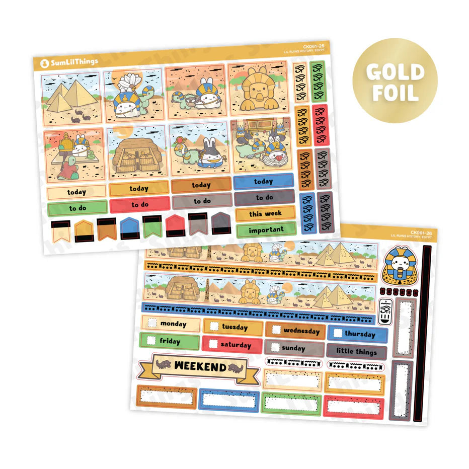 Hobonichi COUSIN Kit - Lil Ruins History: Ancient Egypt