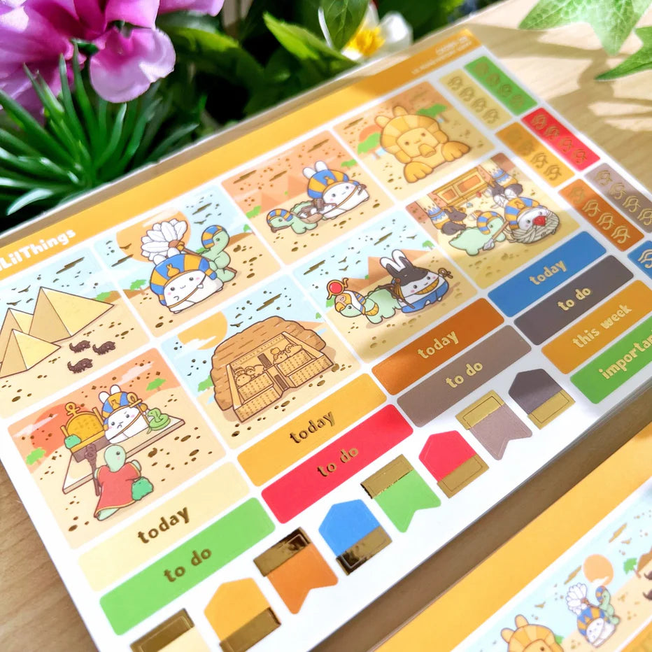 Hobonichi COUSIN Kit - Lil Ruins History: Ancient Egypt