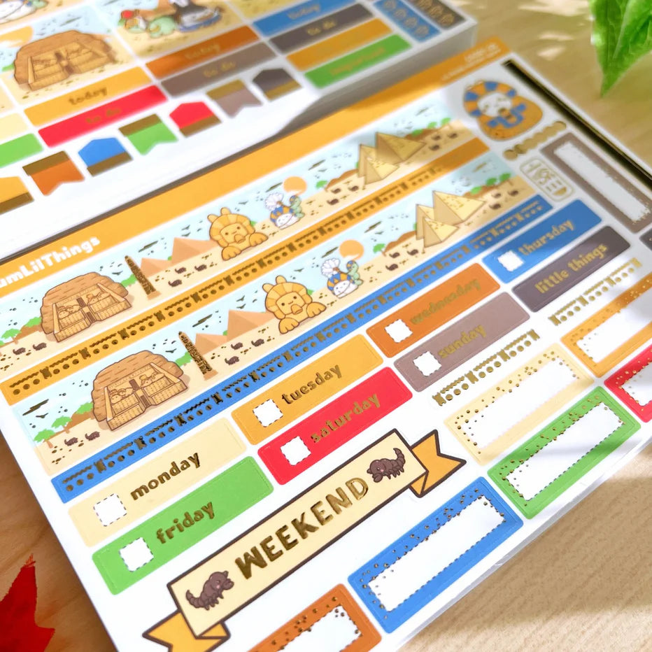 Hobonichi COUSIN Kit - Lil Ruins History: Ancient Egypt