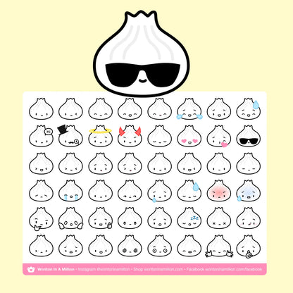 Soupy Soup Dumpling Emojis