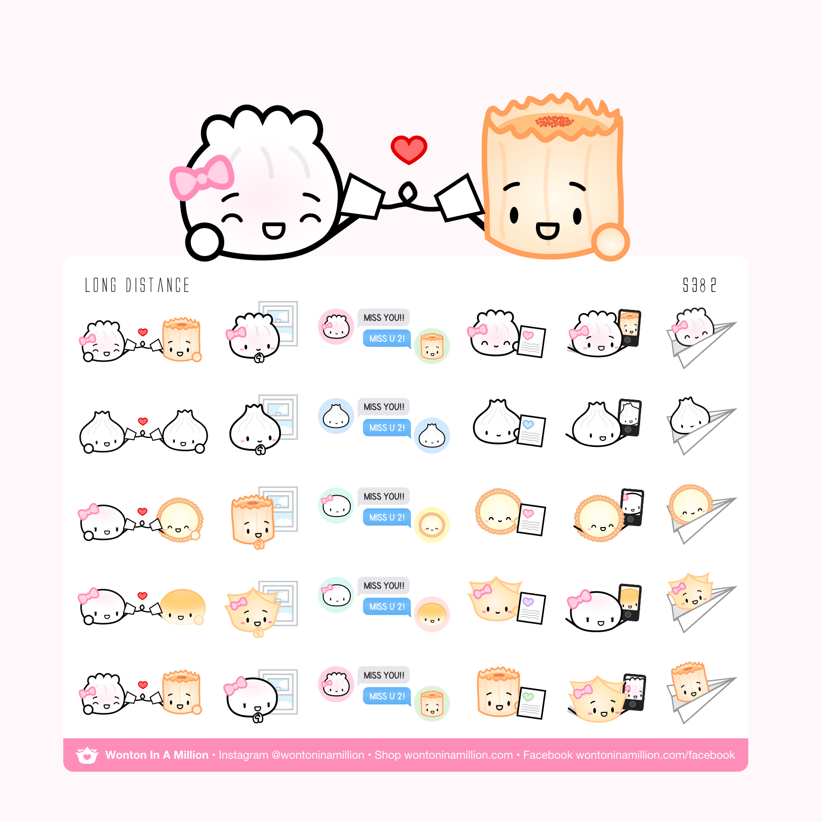 S057 | Long Distance Stickers