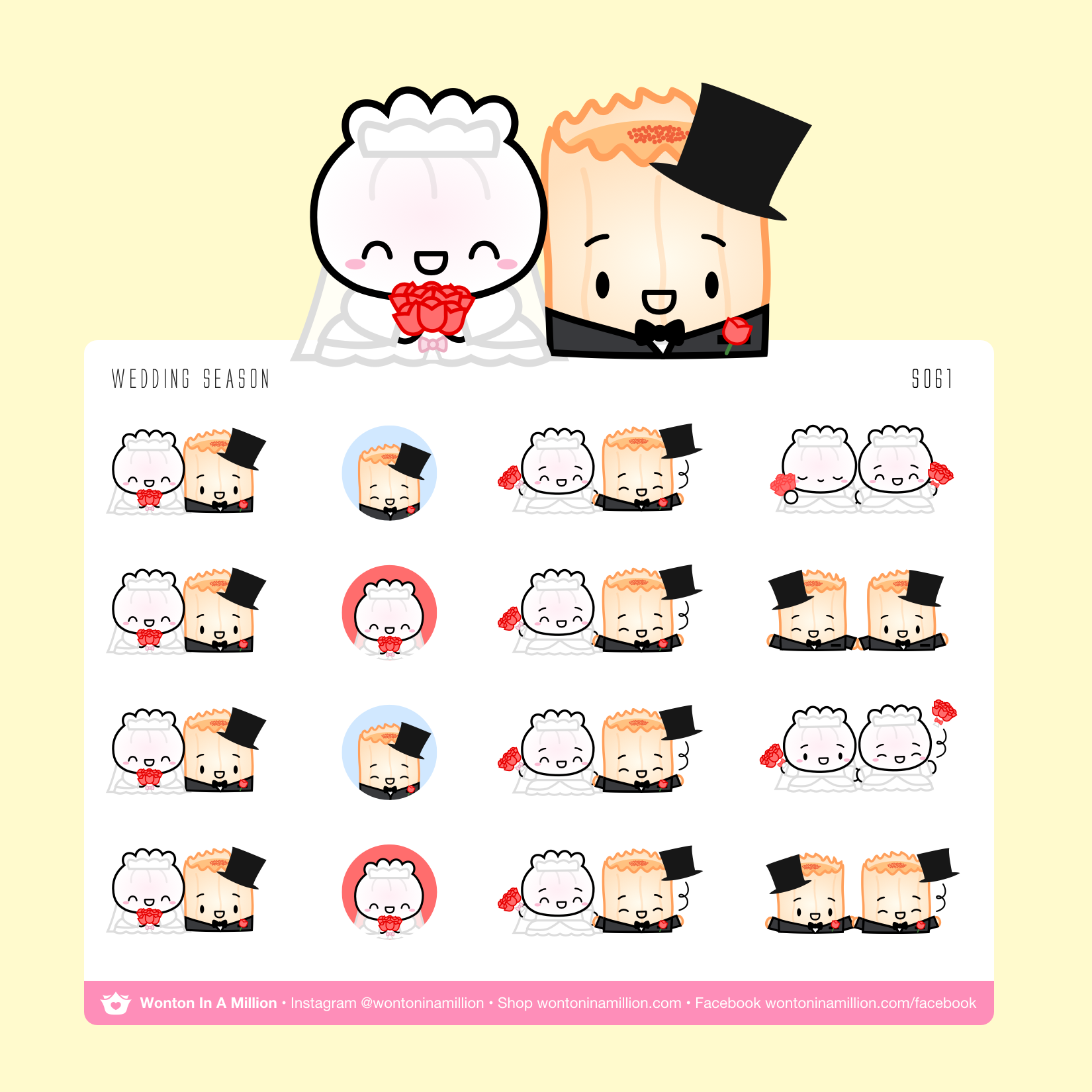 S061 | Wedding Season Stickers