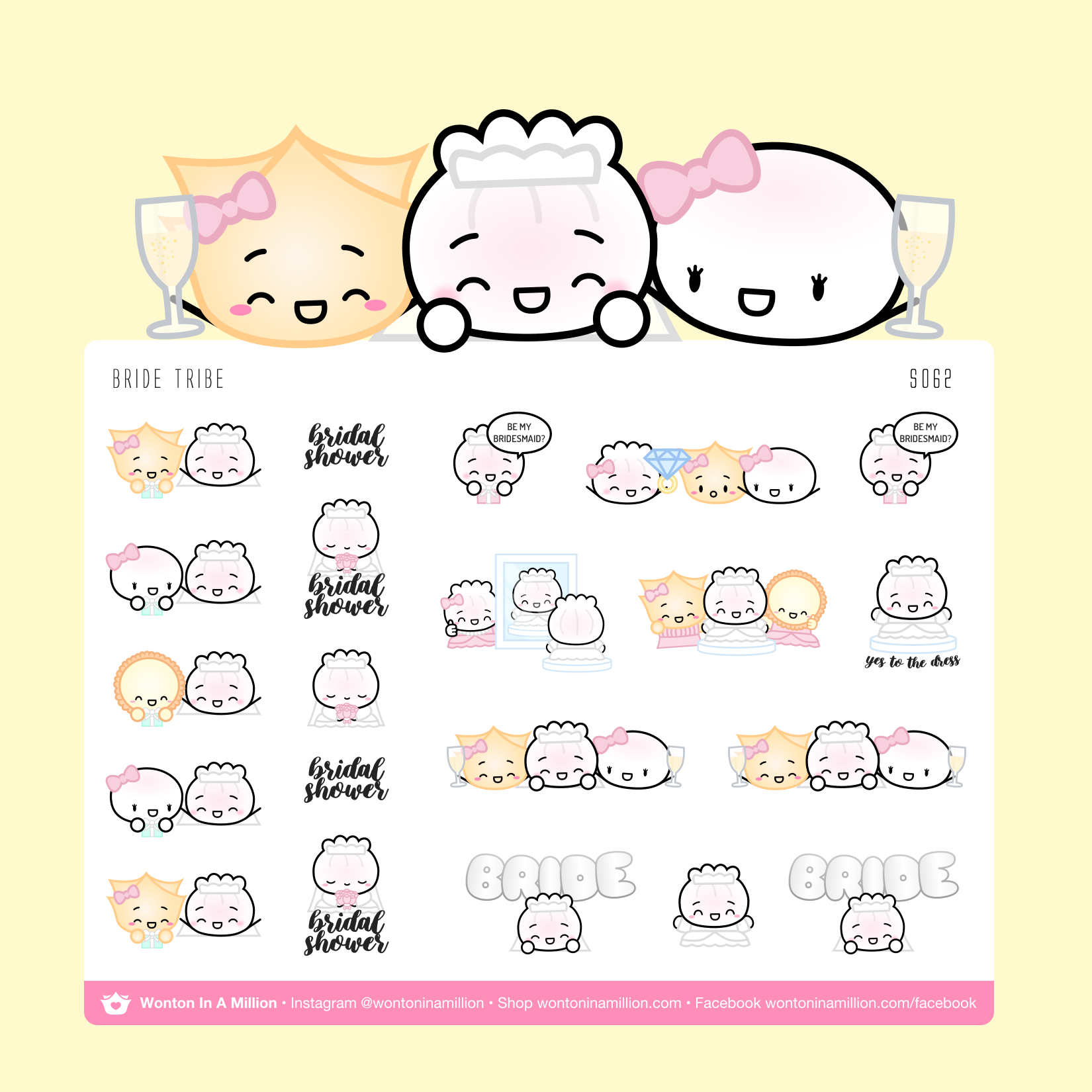 S062 | Bride Tribe Stickers