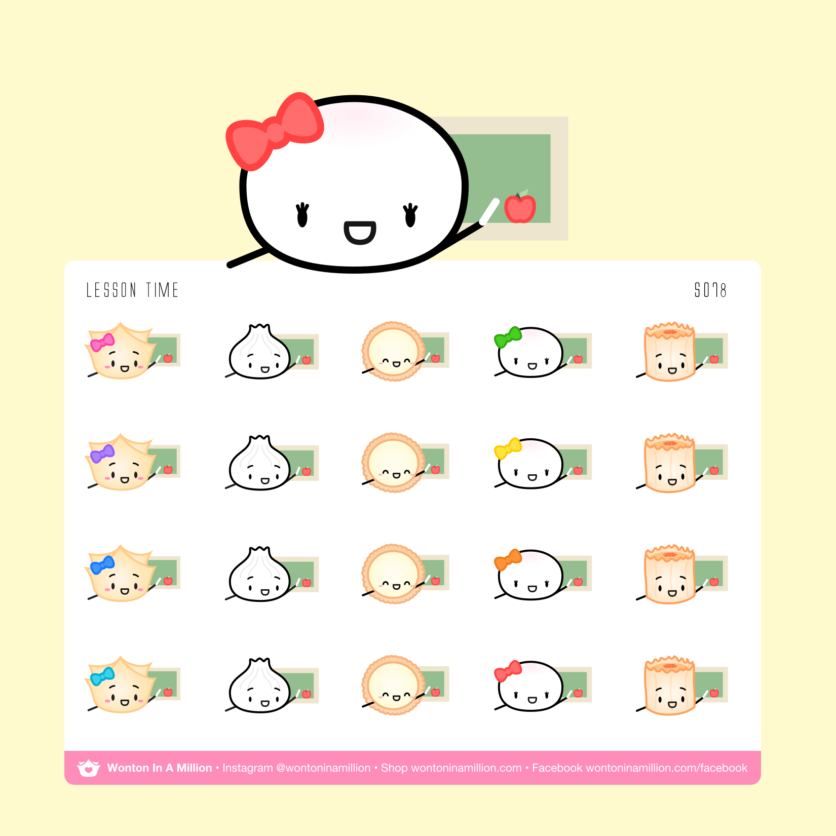 S078 | Back To School - Lesson Time Stickers