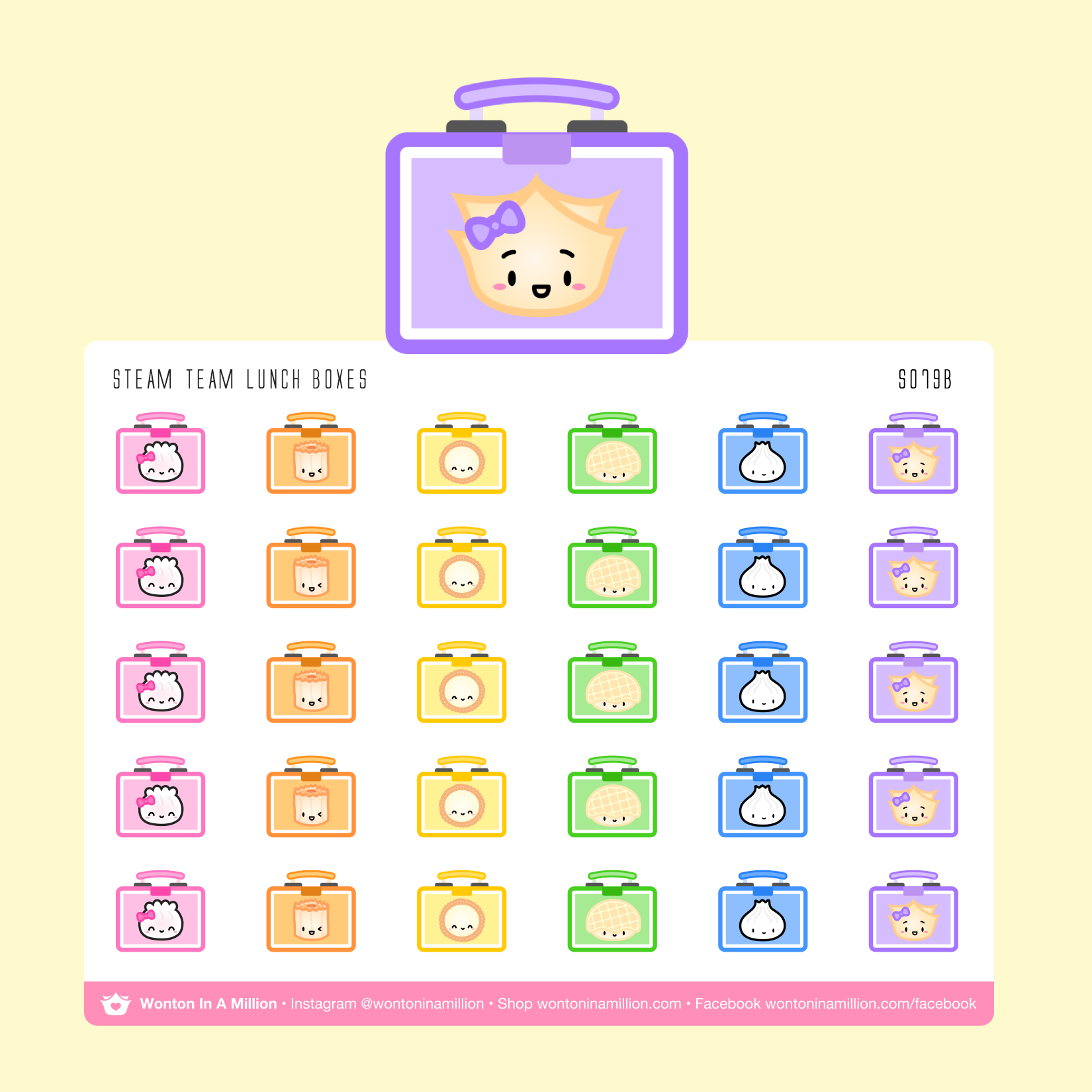 S079 | Back To School - Lunch Box Stickers