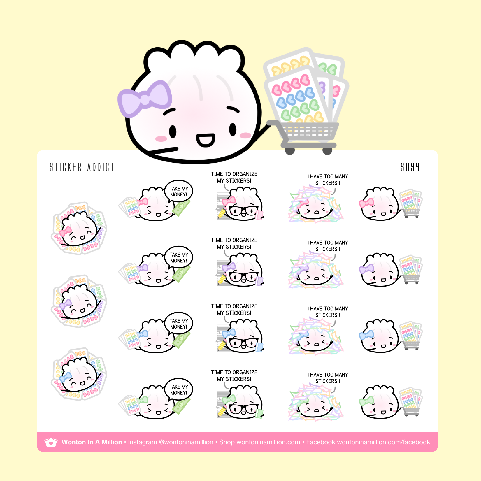S094 | Sticker Addict Stickers
