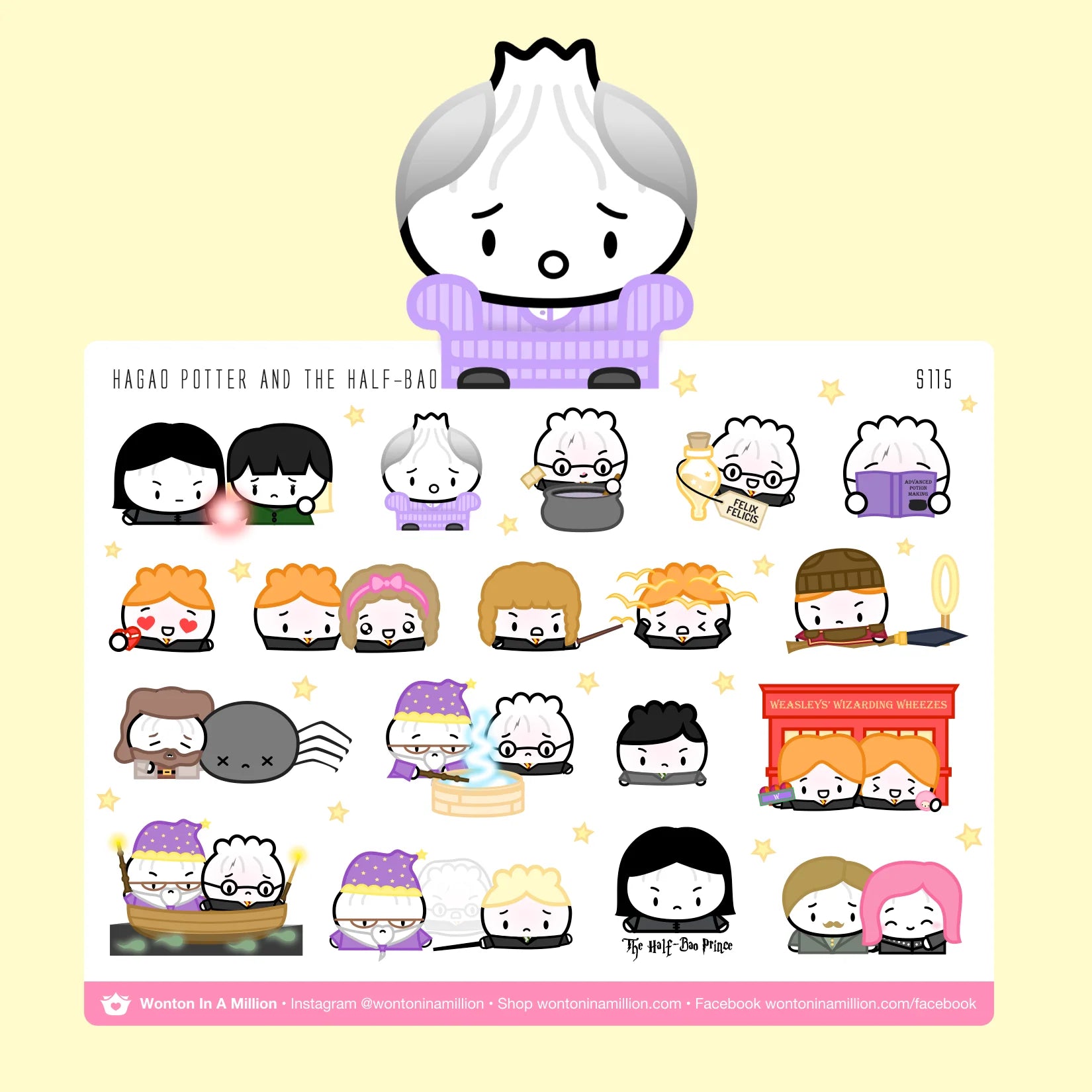 Hagao Potter [Book 6] - "The Half-Bao Prince"