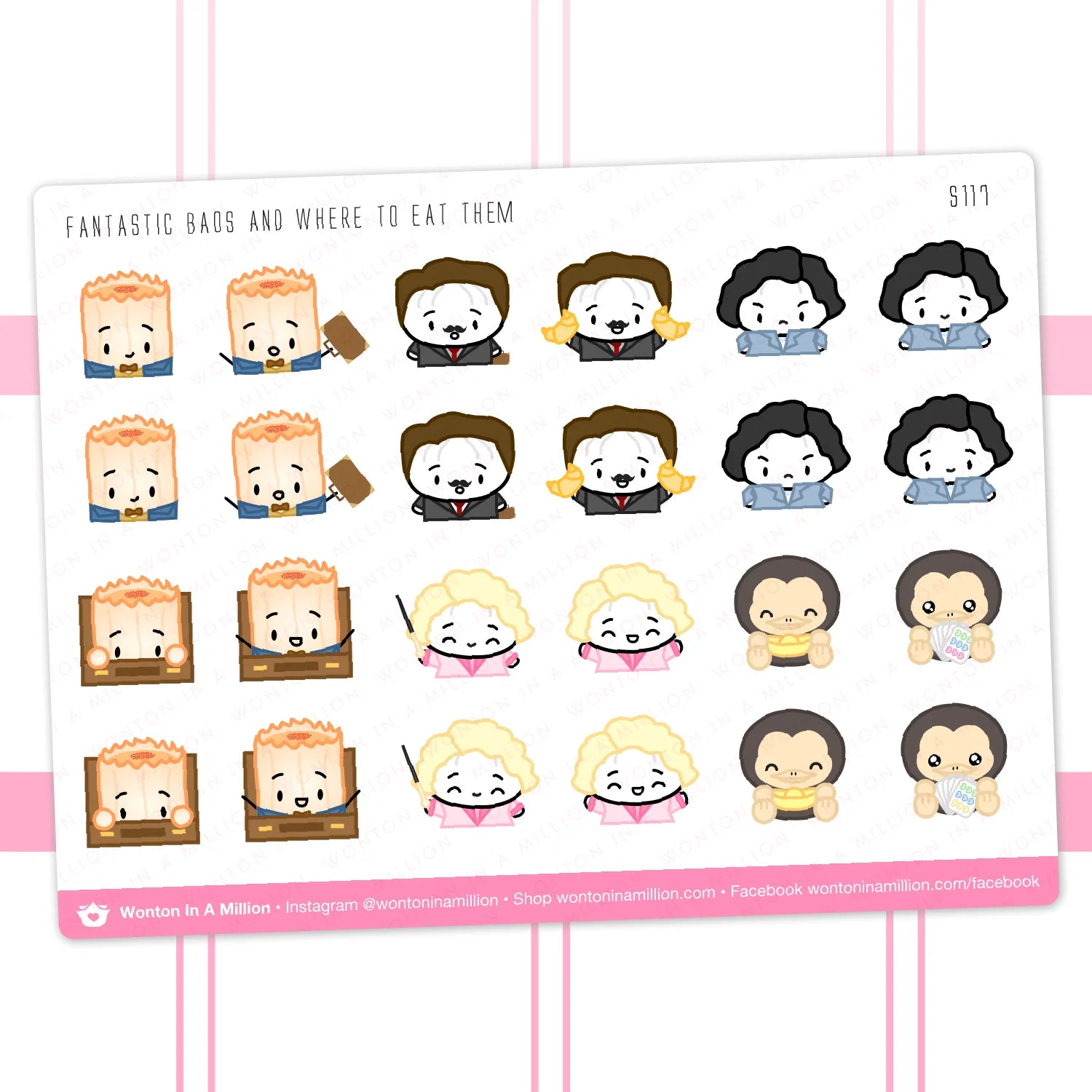 Fantastic Beasts and Where To Eat Them Stickers