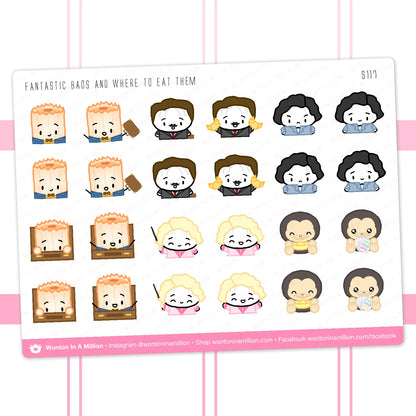 Fantastic Beasts and Where To Eat Them Stickers