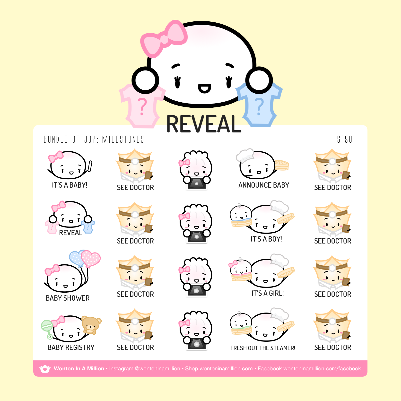S153 | Pregnancy Milestones Stickers
