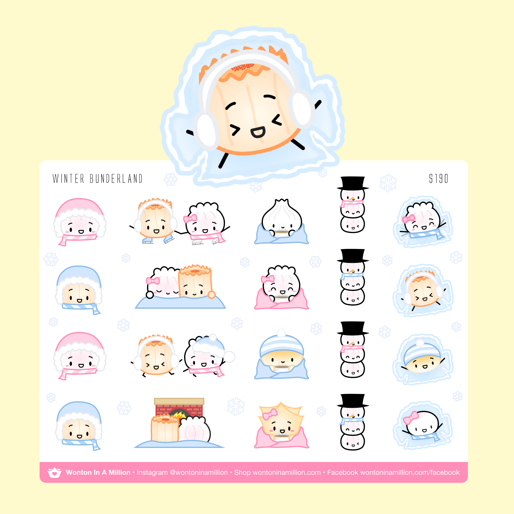 S190 | Winter Bunderland Stickers