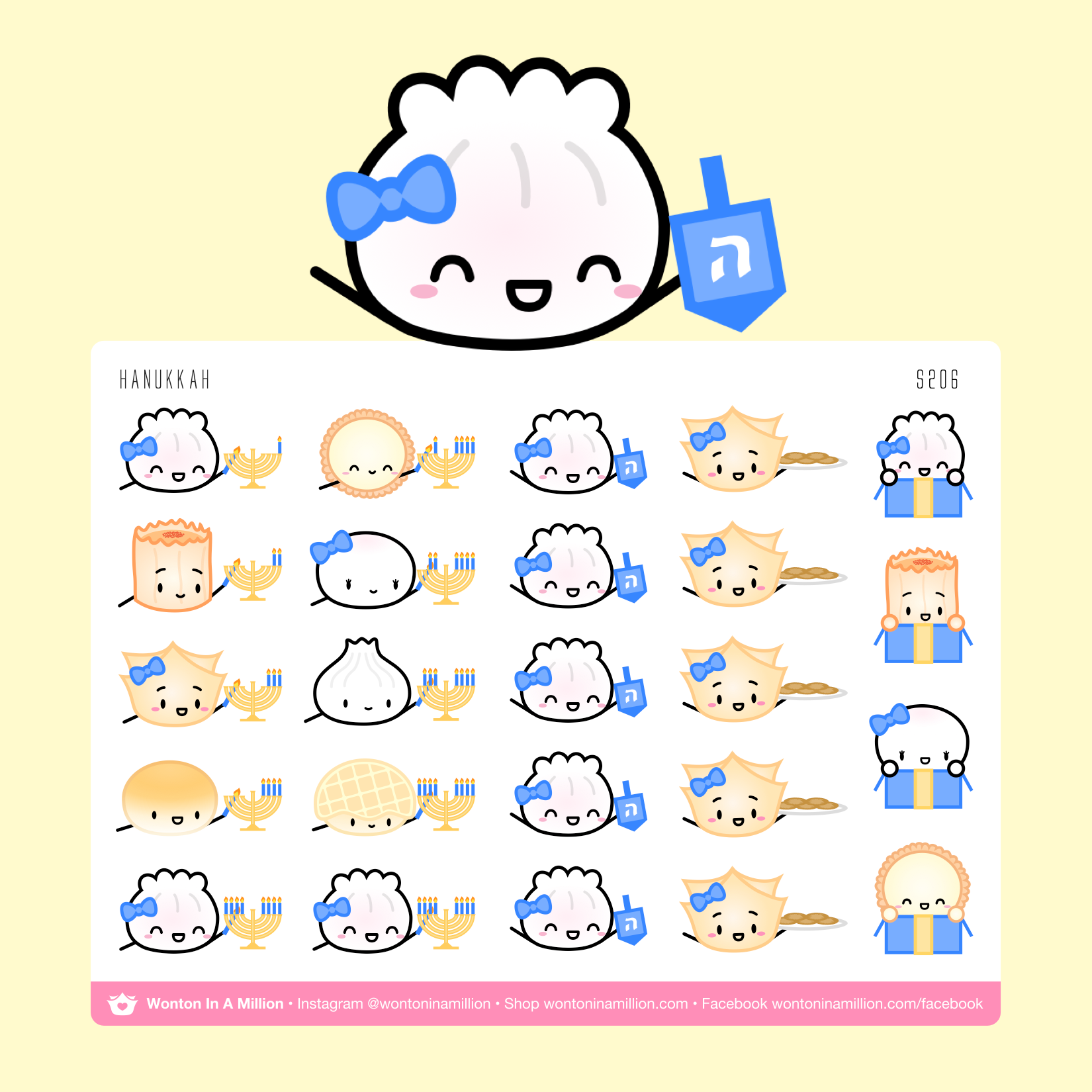 S206 | Hanukkah Stickers