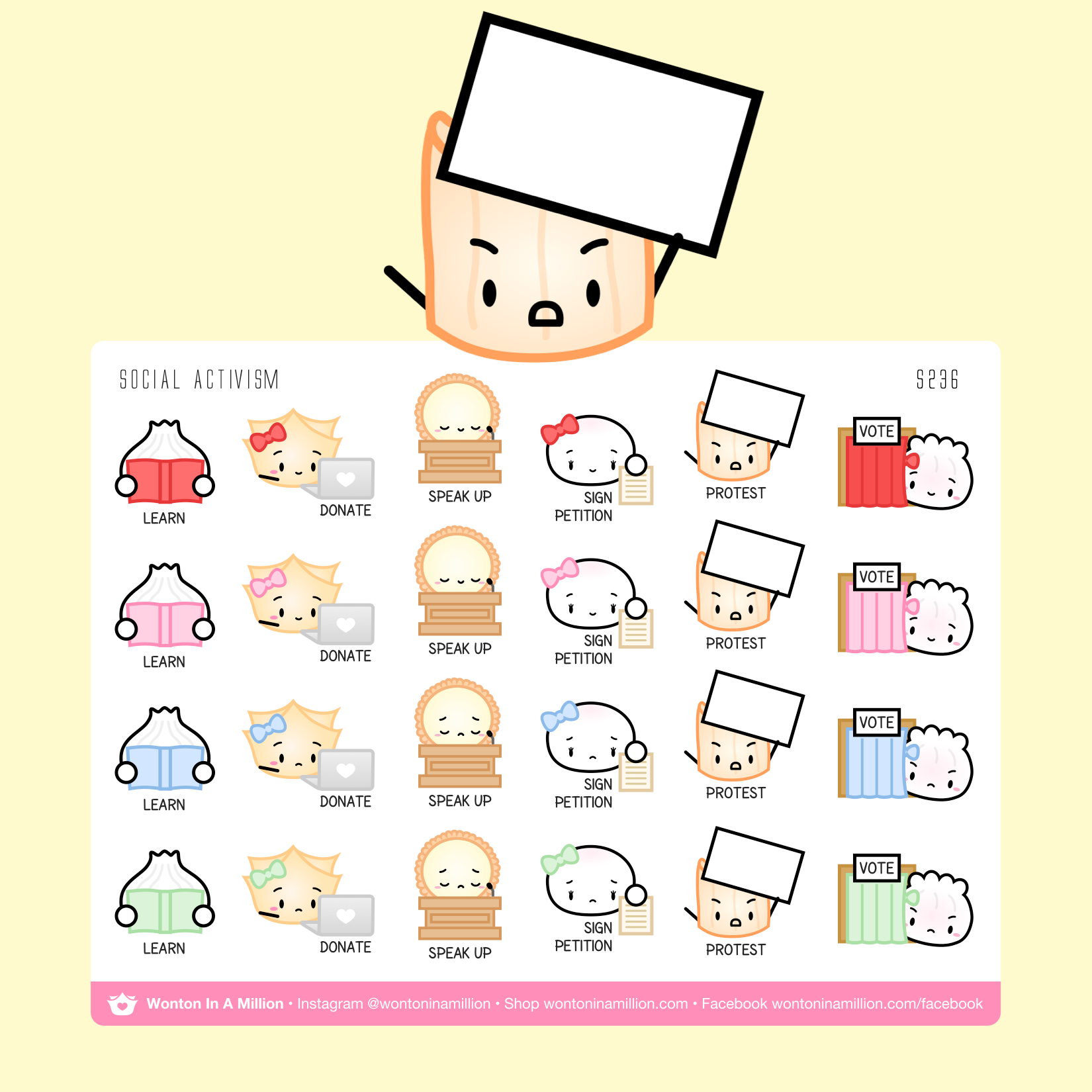 S236a | Social Activism Stickers