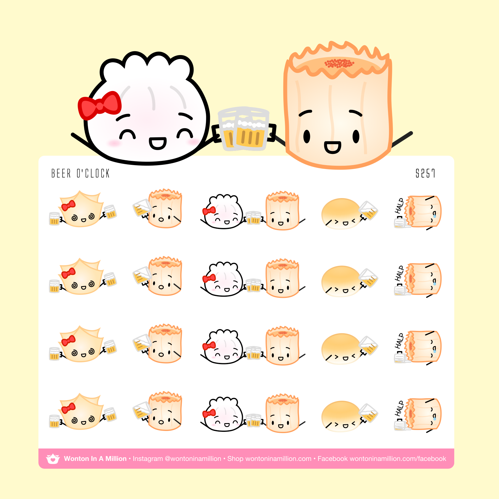 S257 | Beer Stickers