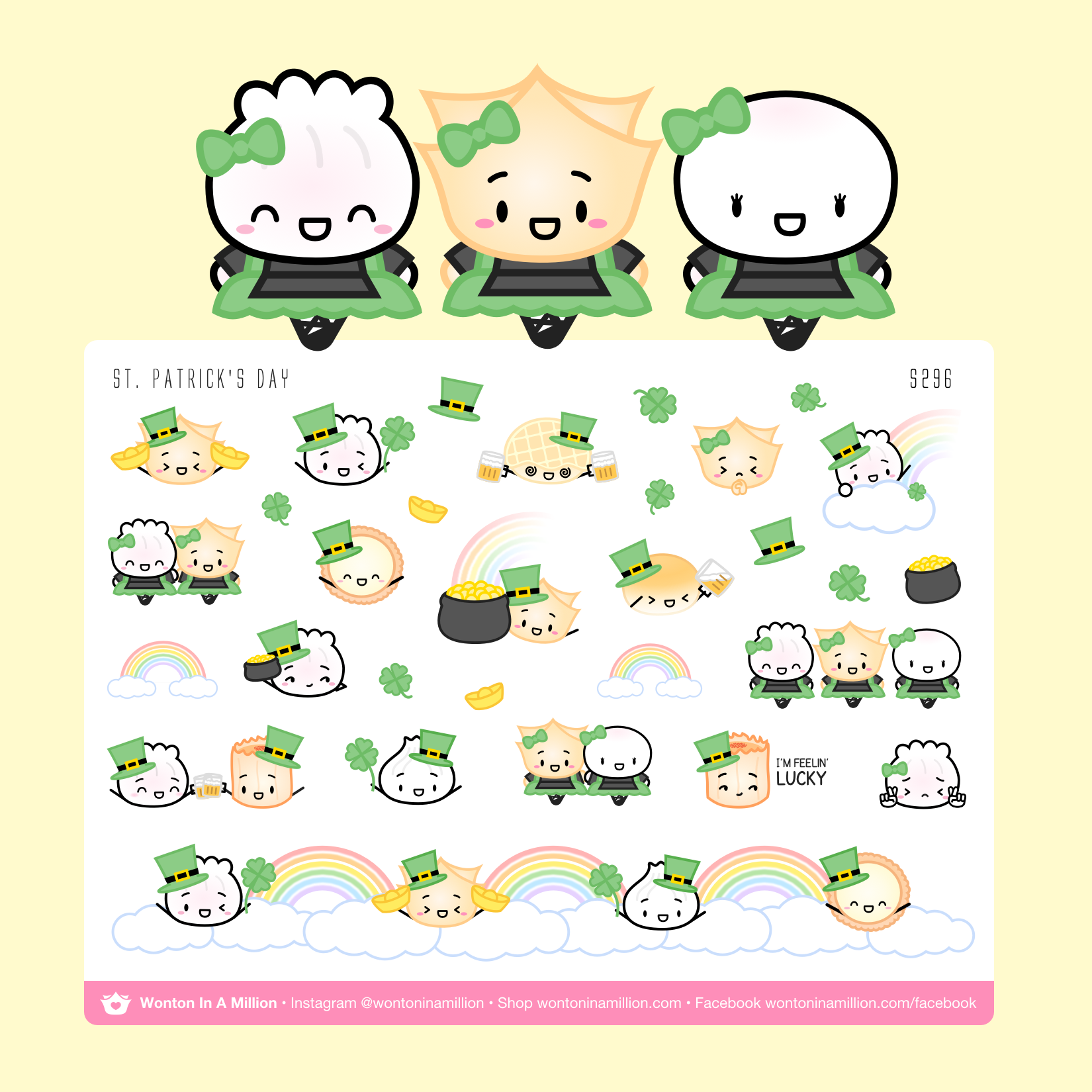 S296 | St Patrick's Day Planner Stickers