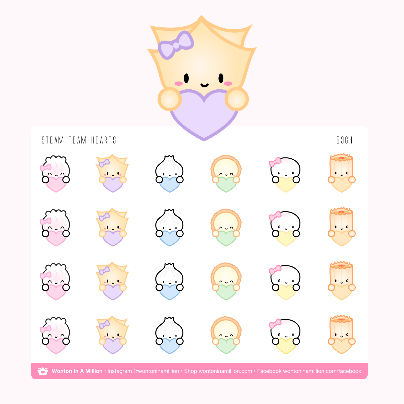 S364 | Planner Hearts Stickers