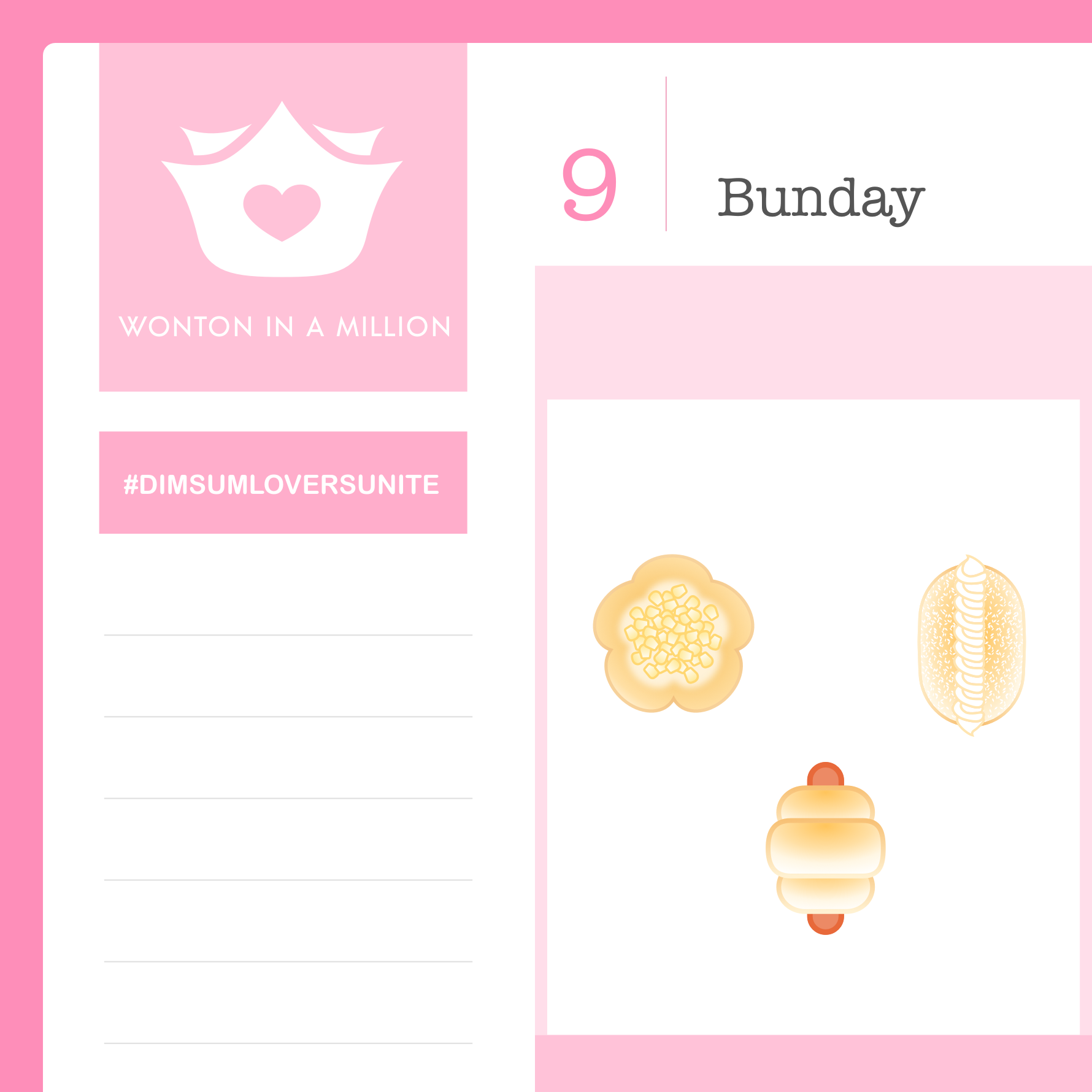 S384 | Chinese Bakery Buns Planner Stickers