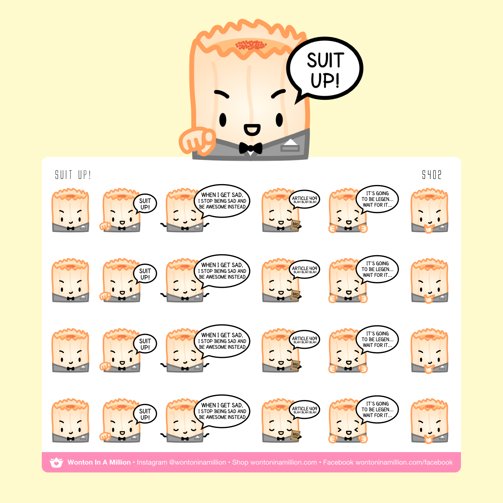 S402 | Suit Up! How I Met Your Mother Stickers