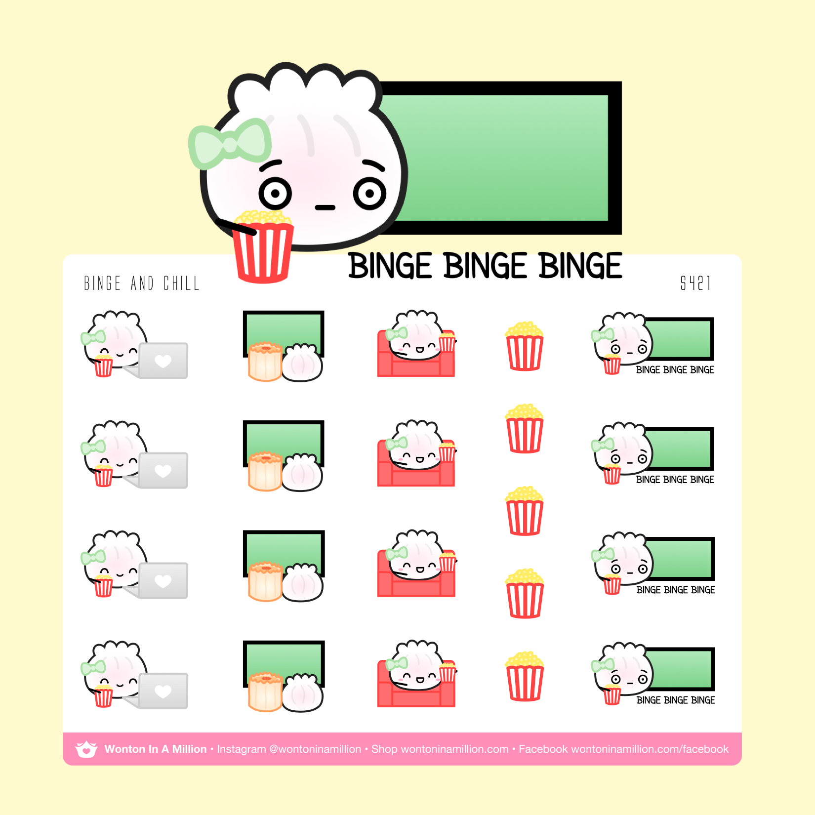 S421 | Hulu Stickers