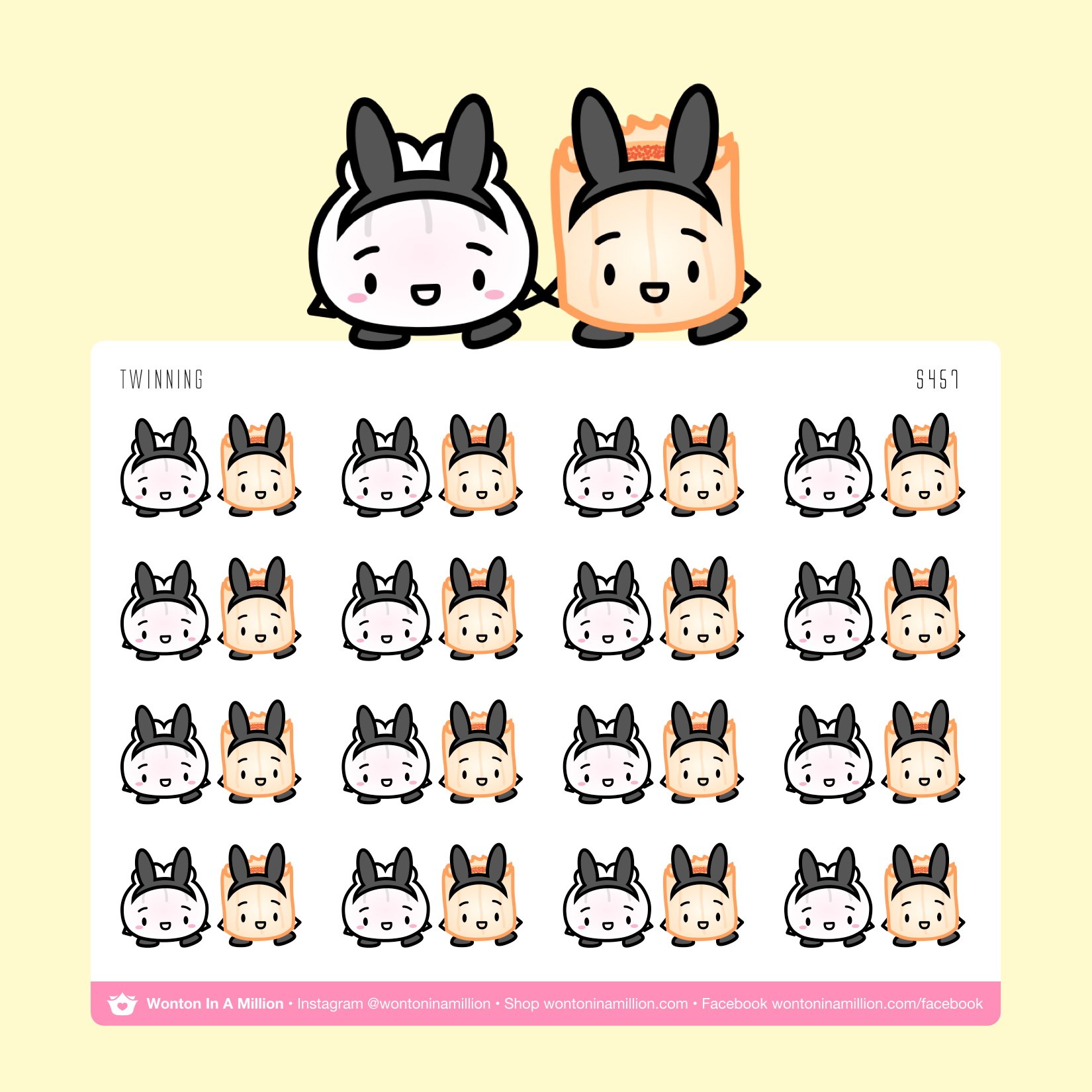 S457 | Twinning Stickers