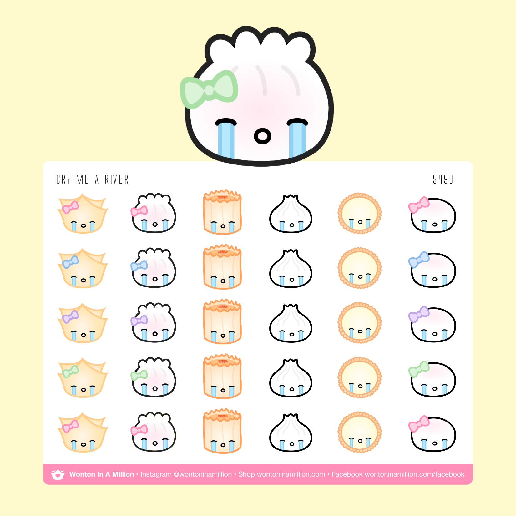 S459 | Crying Emoji Stickers