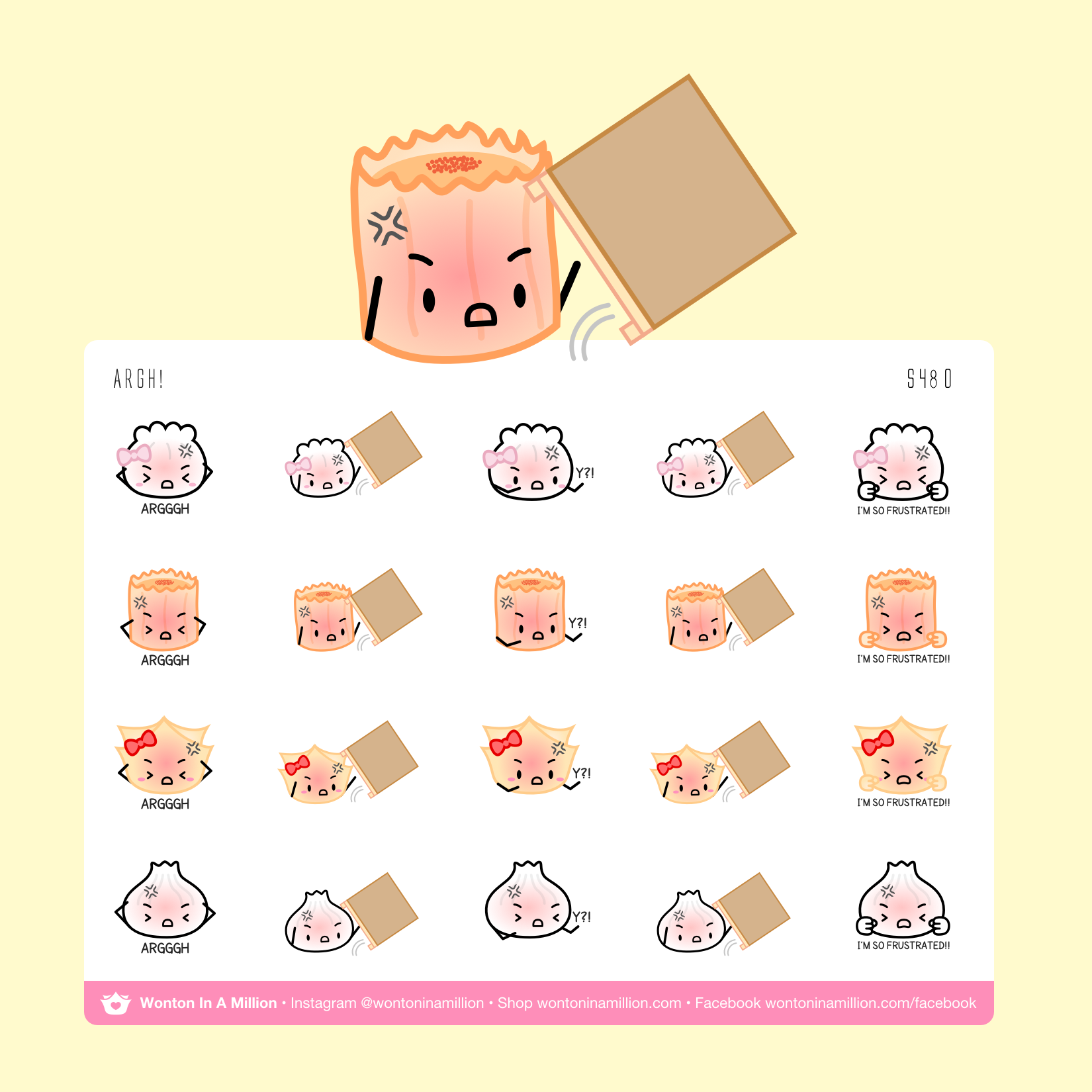 S480 | Argh Stickers