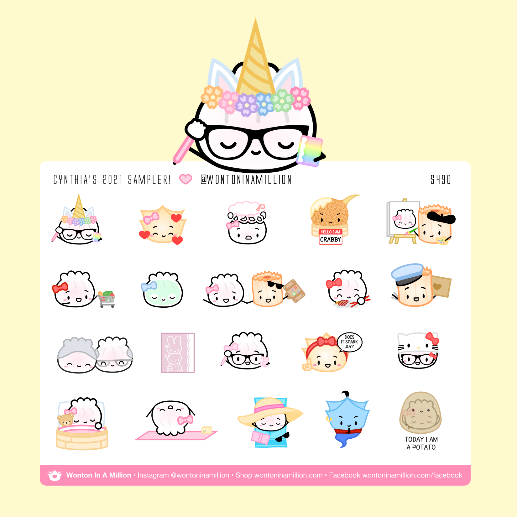 S490 | Cynthia's Favorites Sticker Sampler