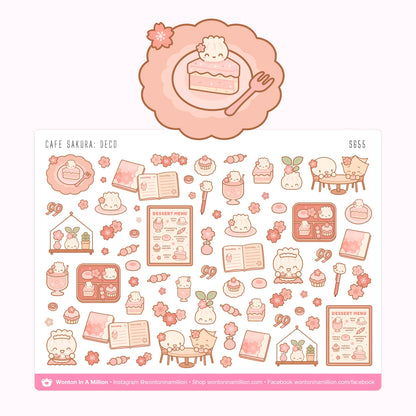 Café Sakura: Deco Stickers