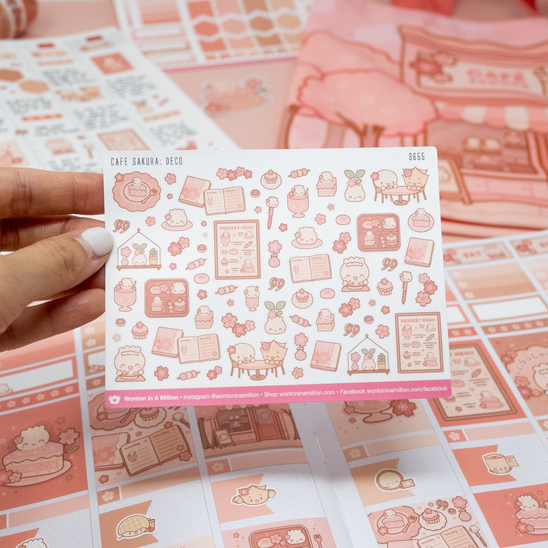 Café Sakura: Deco Stickers