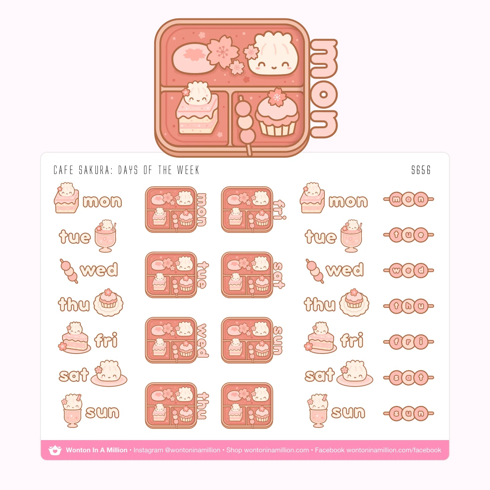 Café Sakura: Days Of The Week