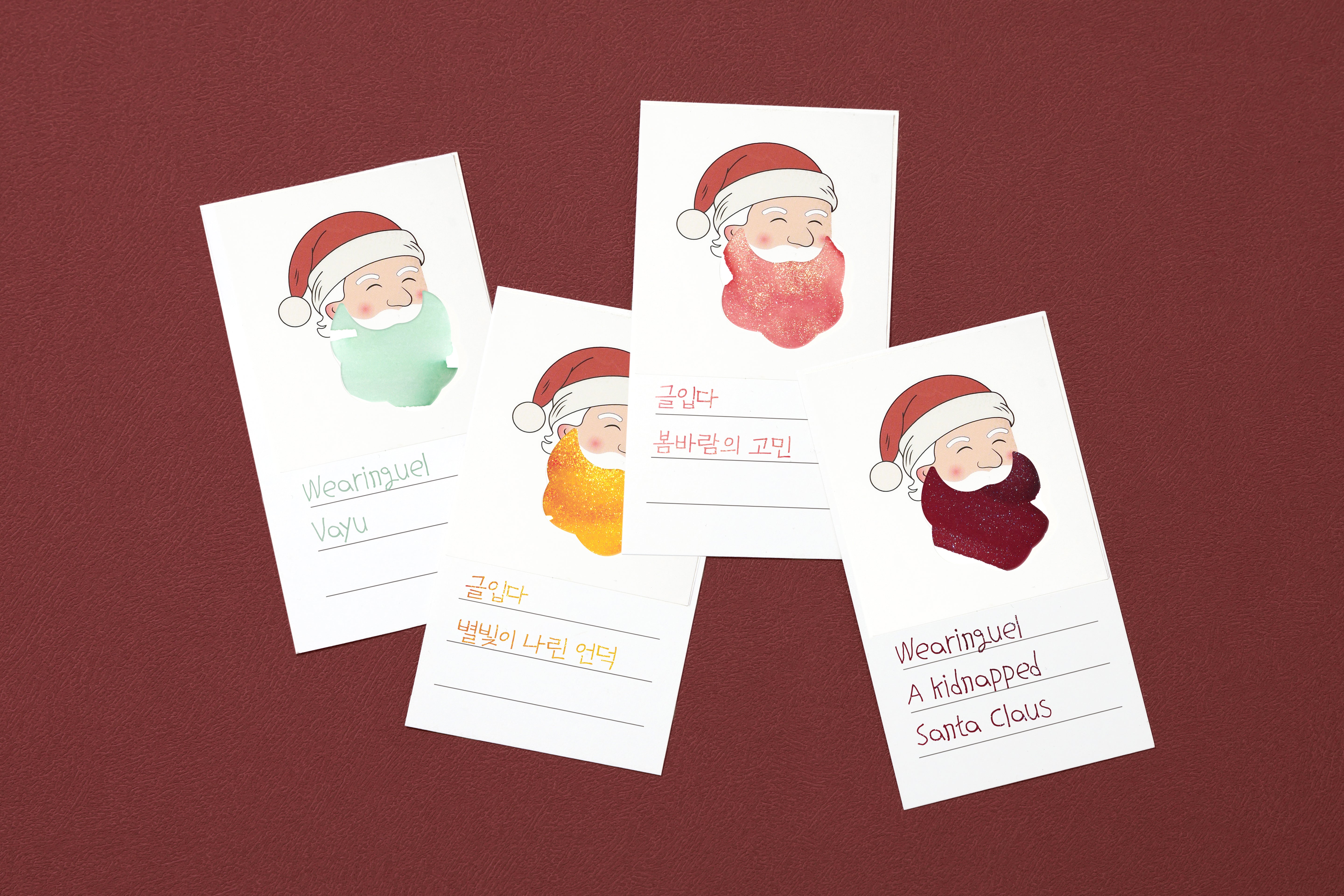 Santa Sticker Color Swatch