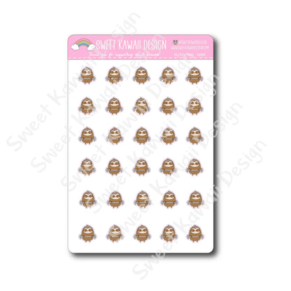 Kawaii Simon Stickers - Barbell