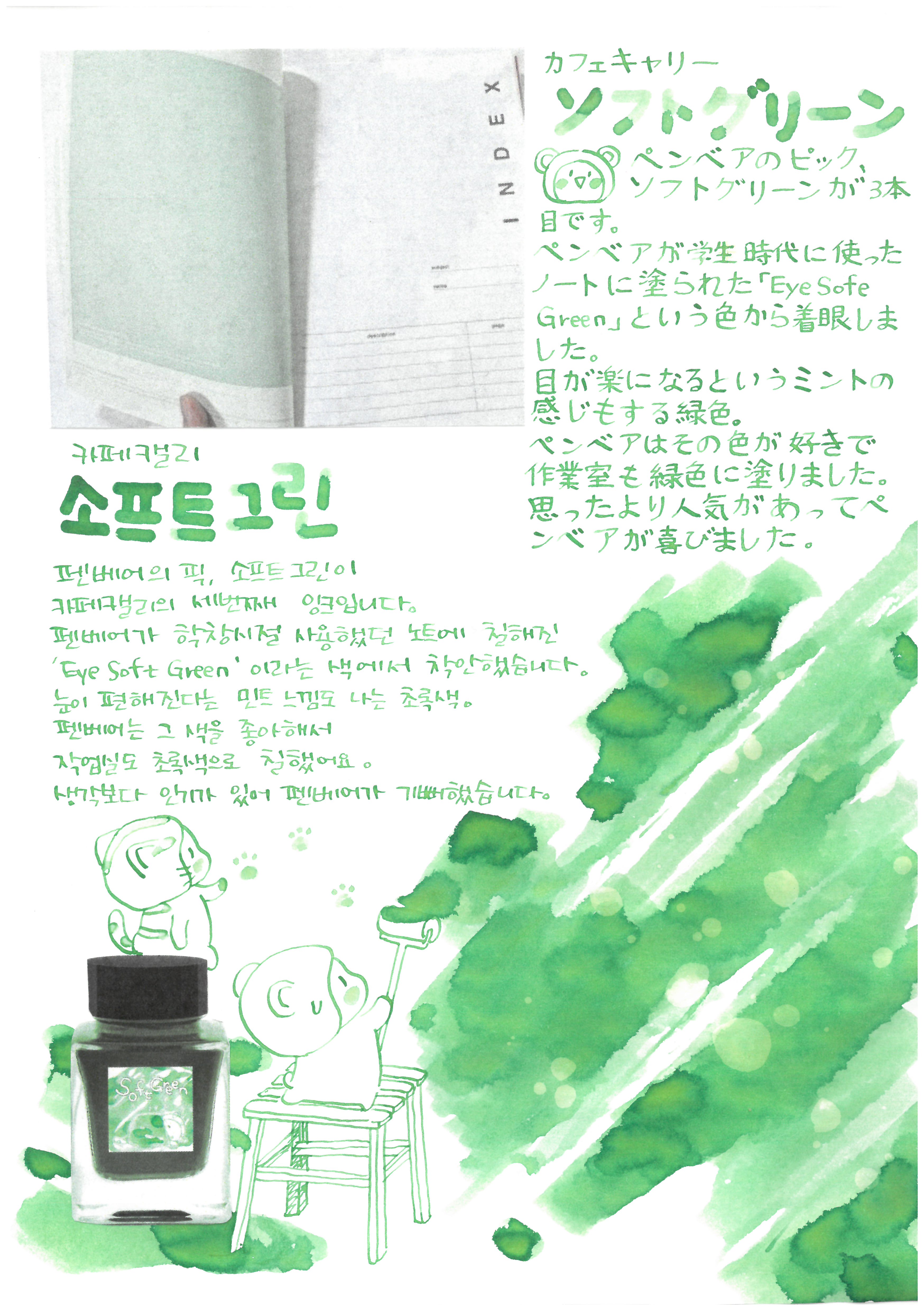 Soft Mint (Today's Ink Series)