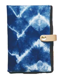 Pure Cotton Indigo Dyed 7 Pen Pencase