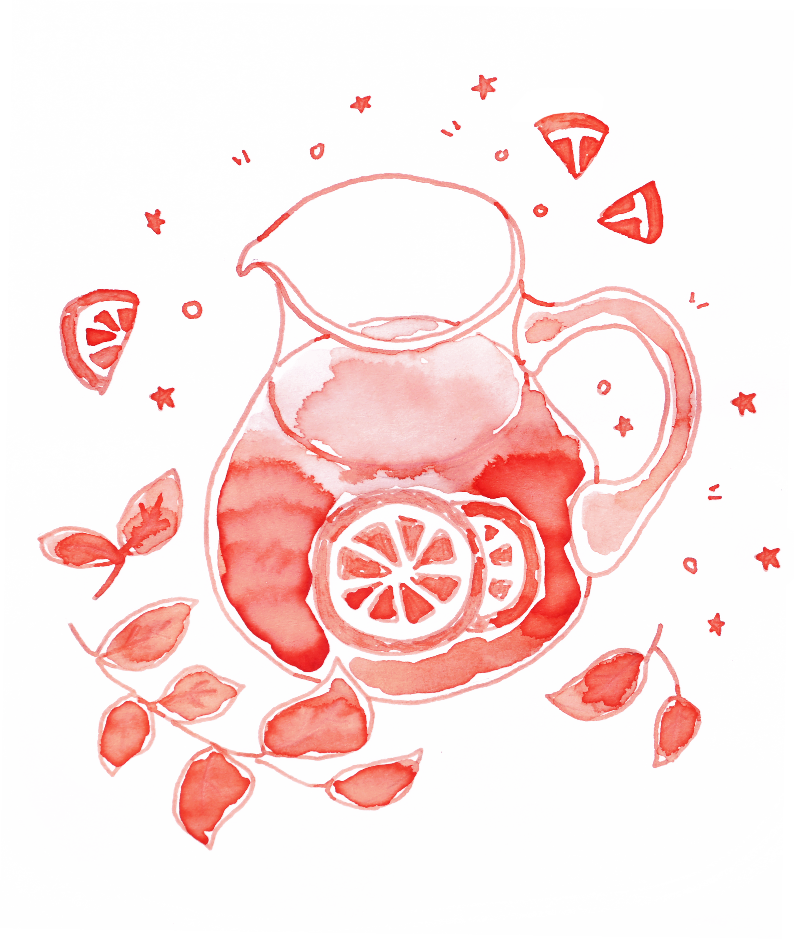 Sweet Grapefruit Tea (HPY Ink)