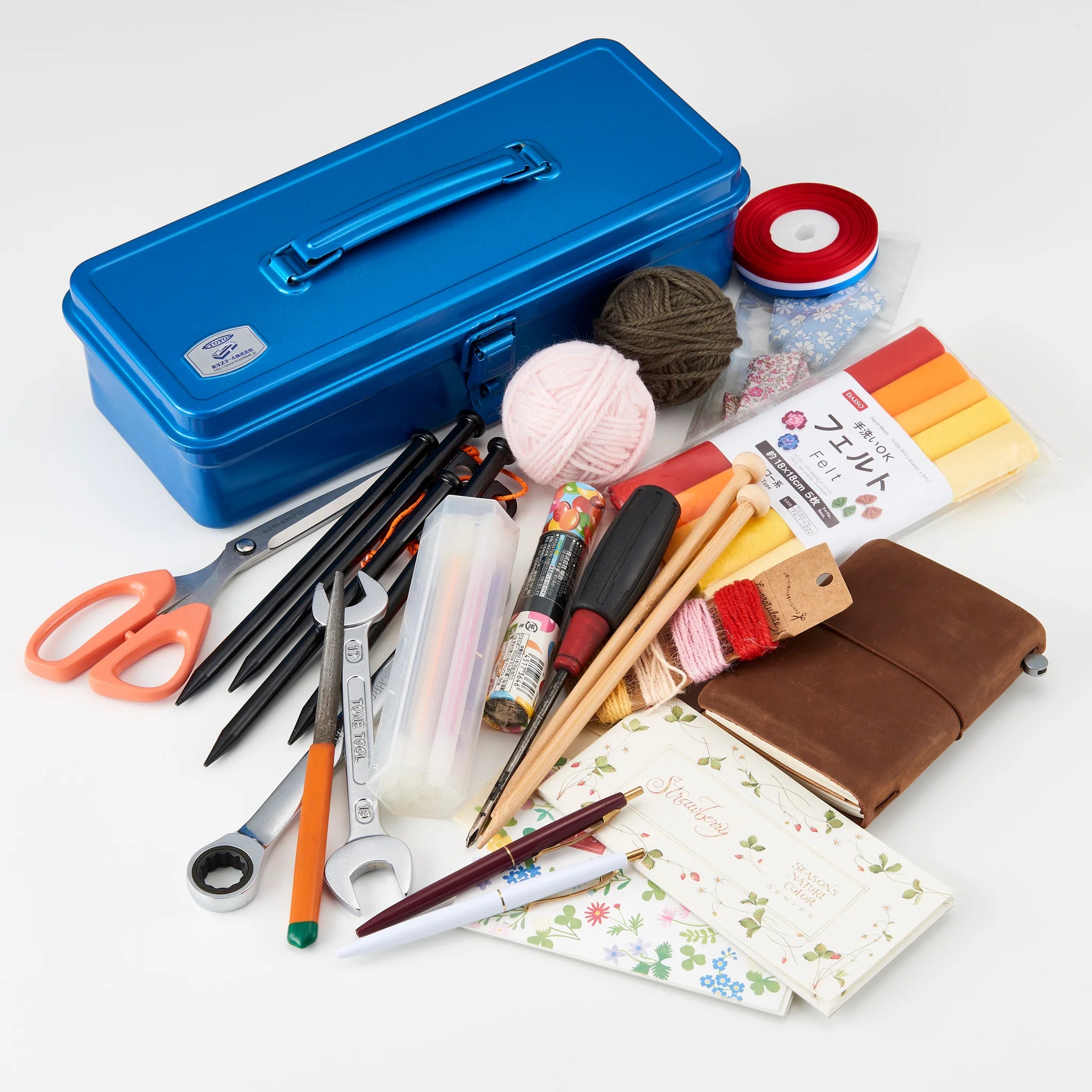 Trunk Type Tool Box - Silver (T-320)