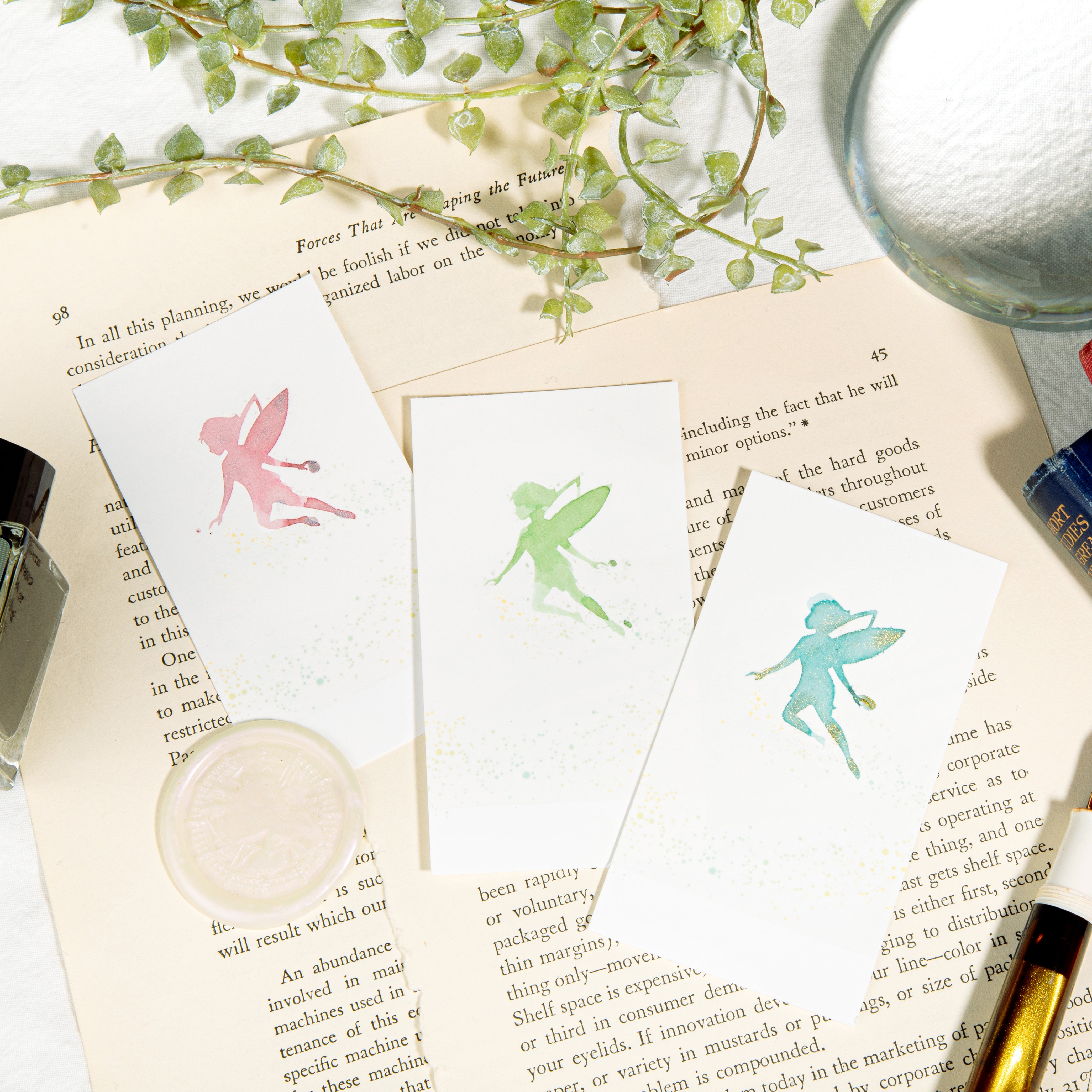 Tinker Bell Color Swatch Card