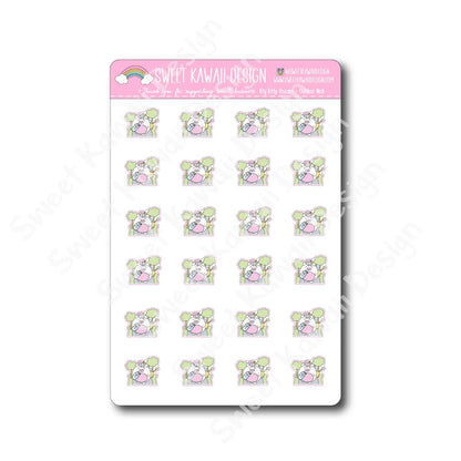 Kawaii Unicorn Stickers - Outdoor Walk