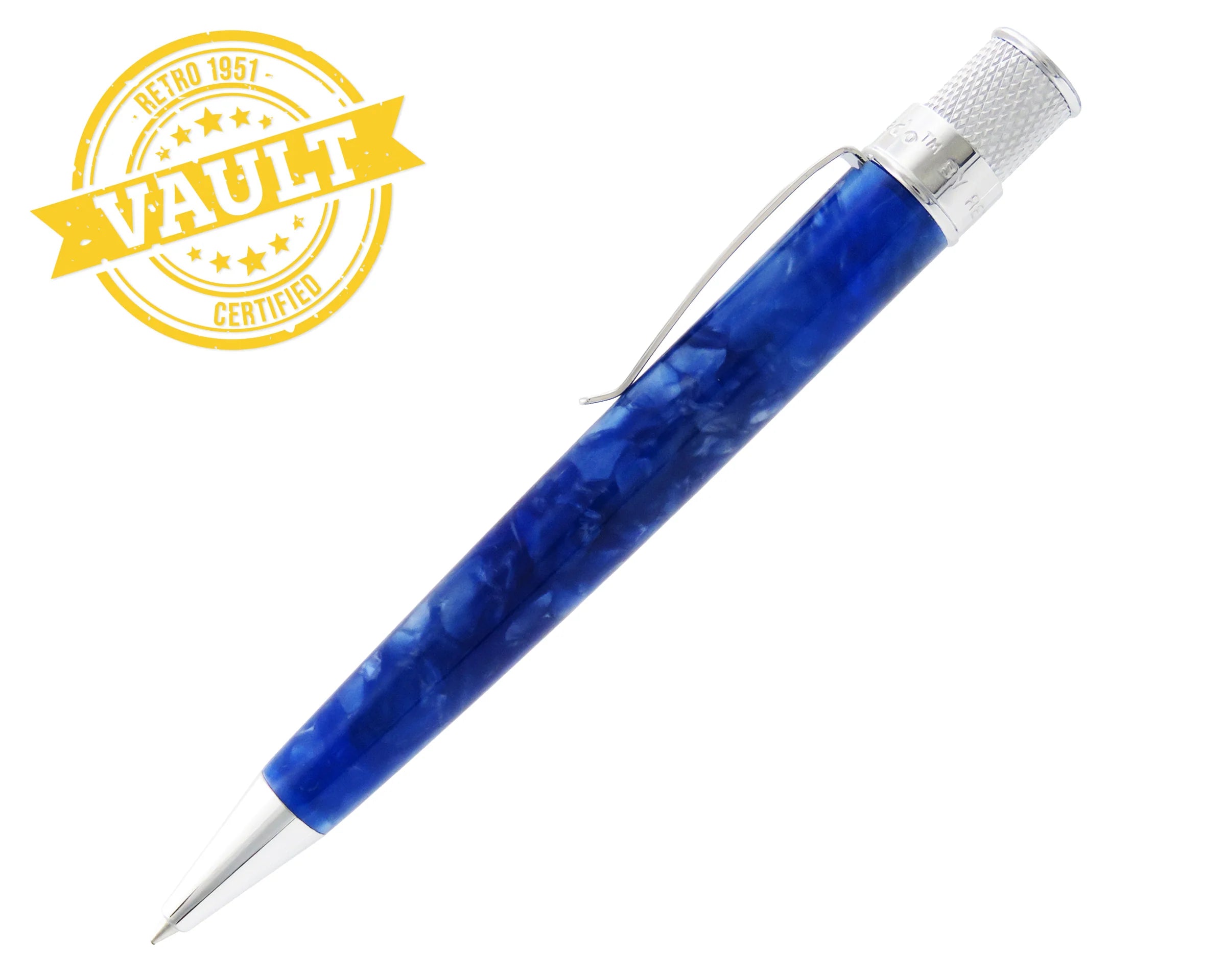 Retro51 Vault - Sapphire Blue Acrylic Tornado™ Rollerball